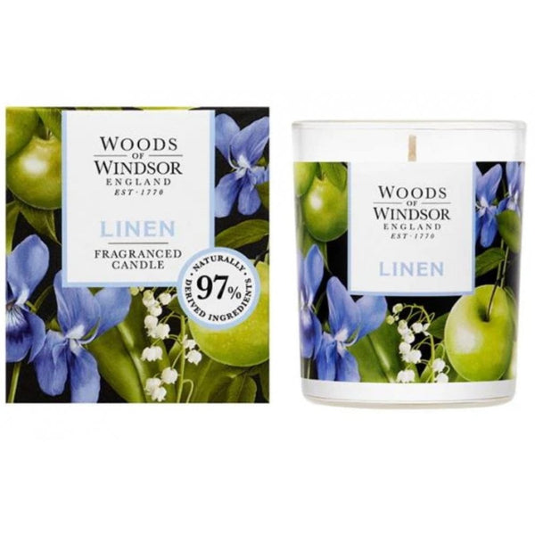 Woods of Windsor Woods of Windsor Linen Candle 150g - Health & Beauty > Personal Care > Cosmetics .