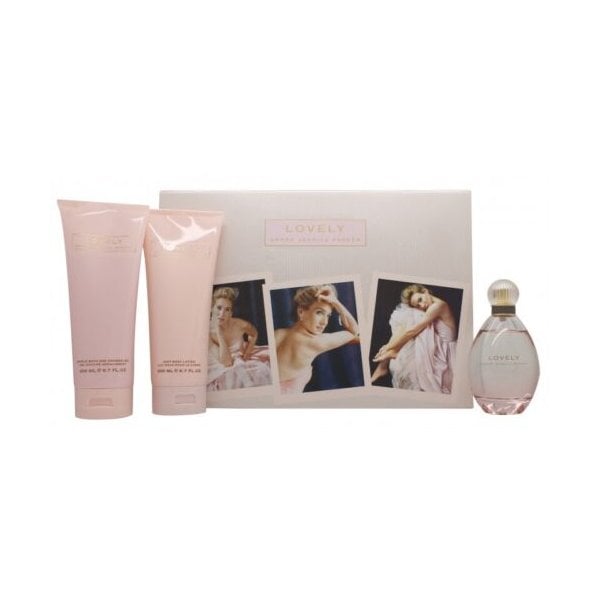 Sarah Jessica Parker SJP Lovely Gift Set 100ml EDP + 200ml Body Lotion + 100g Bath Pearls - Health & Beauty > Personal Care > Cosmetics > Perfumes & Colognes EDP