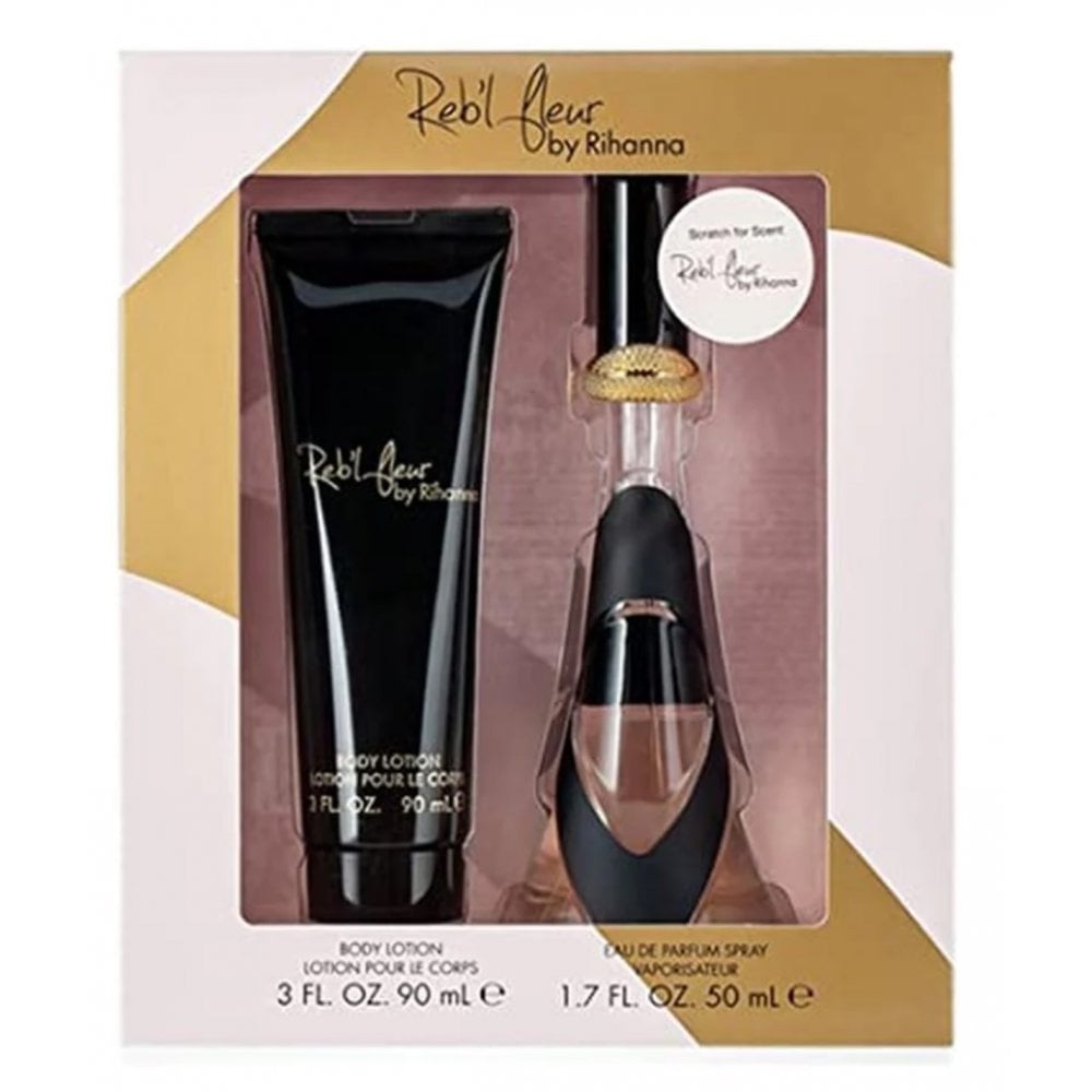 Rihanna Rihanna Reb'l Fleur Gift Set 50ml EDP Spray + 90ml Body Lotion - Health & Beauty > Personal Care > Cosmetics > Perfumes & Colognes EDP