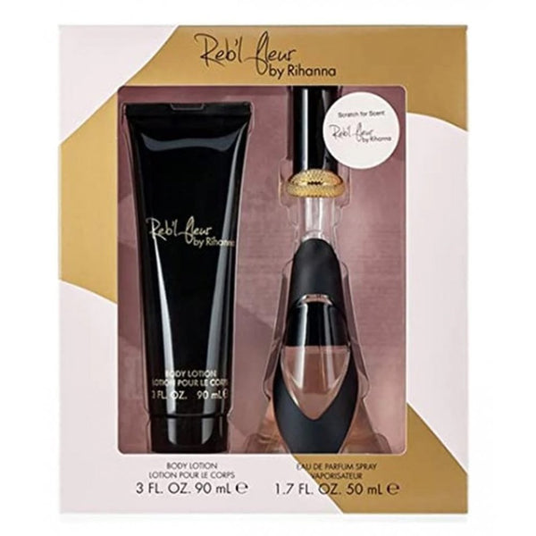 Rihanna Rihanna Reb'l Fleur Gift Set 50ml EDP Spray + 90ml Body Lotion - Health & Beauty > Personal Care > Cosmetics > Perfumes & Colognes EDP