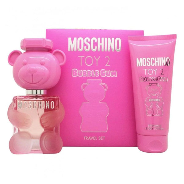 Moschino Moschino Toy 2 Bubble Gum Gift Set 50ml EDT Spray + 100ml Body Lotion - Health & Beauty > Personal Care > Cosmetics > Bath & Body Gift Sets