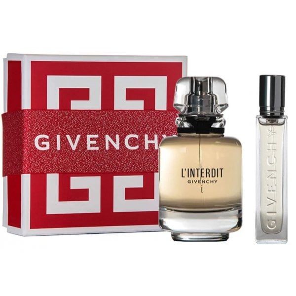 Givenchy Givenchy L'Interdit Gift Set 50ml EDP Spray + 12.5ml EDP Spray - Health & Beauty > Personal Care > Cosmetics > Perfumes & Colognes > Eaux de Parfum