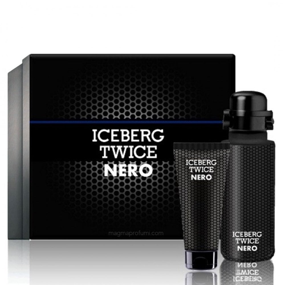 Iceberg Iceberg Twice Nero Gift Set 125ml EDT Spray + 100ml Shower Gel - Health & Beauty > Personal Care > Cosmetics > Perfumes & Colognes EDT