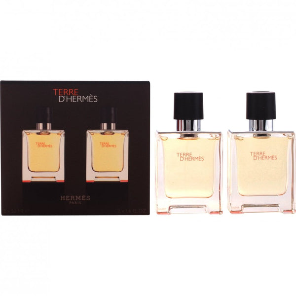 Hermes Hermes Terre D'Hermes Gift Set 2 X 50ml EDT Spray - Health & Beauty > Personal Care > Cosmetics > Perfumes & Colognes > Eaux de Parfum EDT