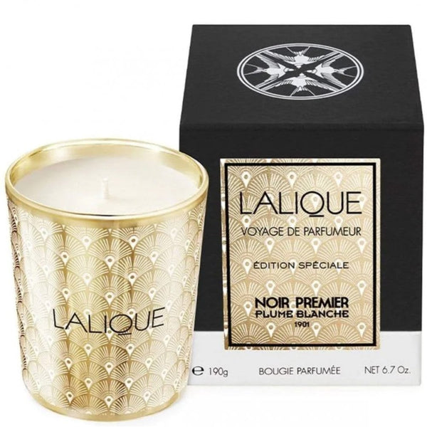 Lalique Lalique Candle Noir Premier Plume Blanche 1901 190G - Health & Beauty > Personal Care > Cosmetics .
