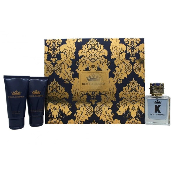 Dolce & Gabbana Dolce & Gabbana K Gift Set 50ml EDT Spray + 50ml Aftershave Balm + 50ml Shower Gel - Health & Beauty > Personal Care > Cosmetics > Perfumes & Colognes > Eaux De Toilette EDT