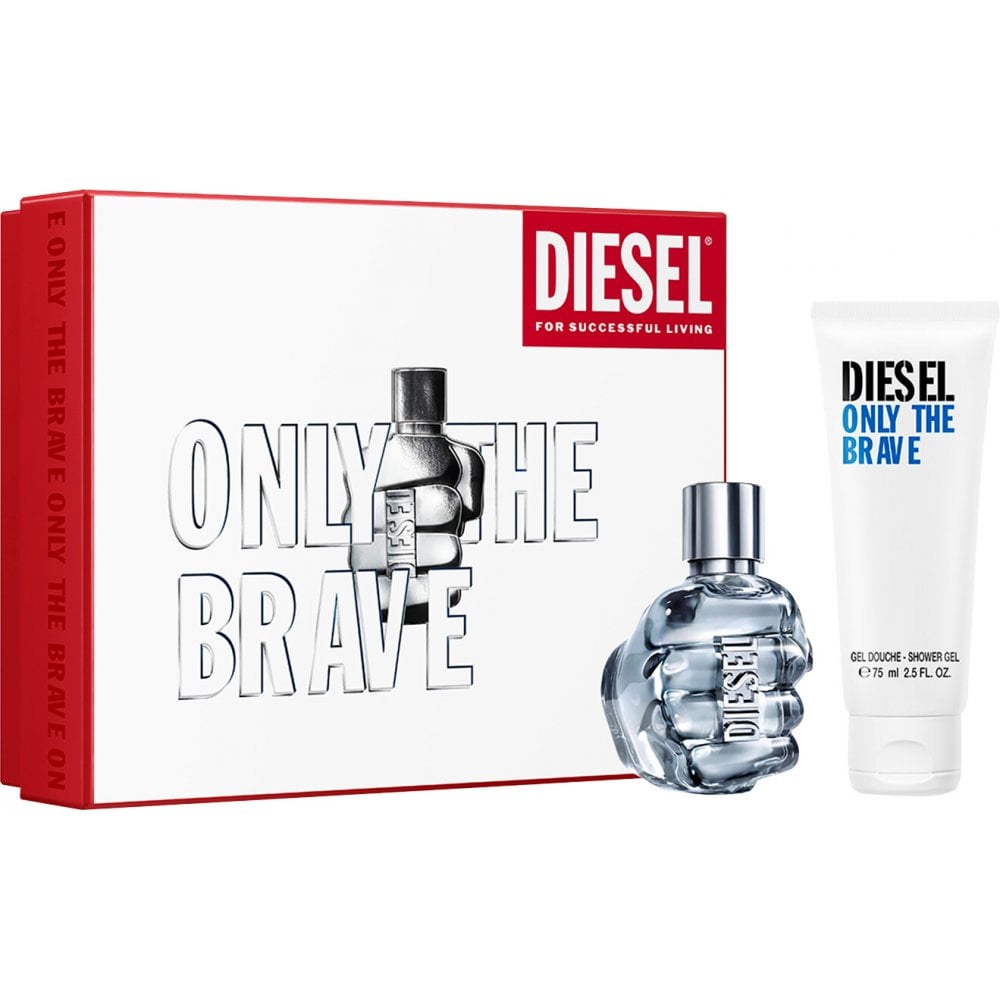 Diesel Diesel Only The Brave Gift Set 50ml EDT Spray + 75ml Shower Gel - Health & Beauty > Personal Care > Cosmetics > Perfumes & Colognes EDT