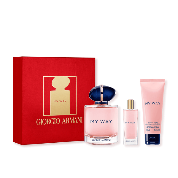 Givenchy Giorgio Armani My Way Gift Set 90ml EDP Spray + EDP 15ml + Body Lotion 75ml - Health & Beauty > Personal Care > Cosmetics > Perfumes & Colognes EDP