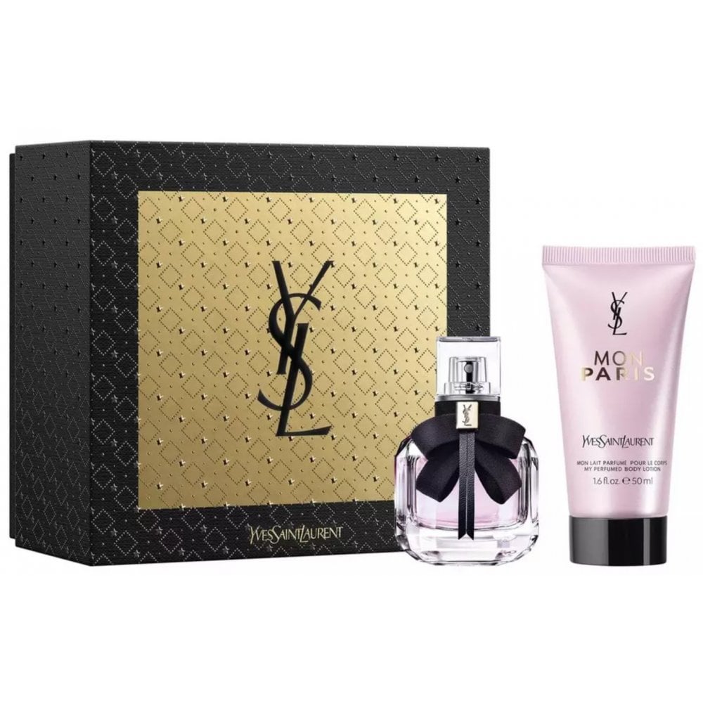 YSL Yves Saint Laurent Mon Paris Gift Set 30ml EDP + 50ml Body Lotion - Health & Beauty > Personal Care > Cosmetics > Bath & Body Gift Sets