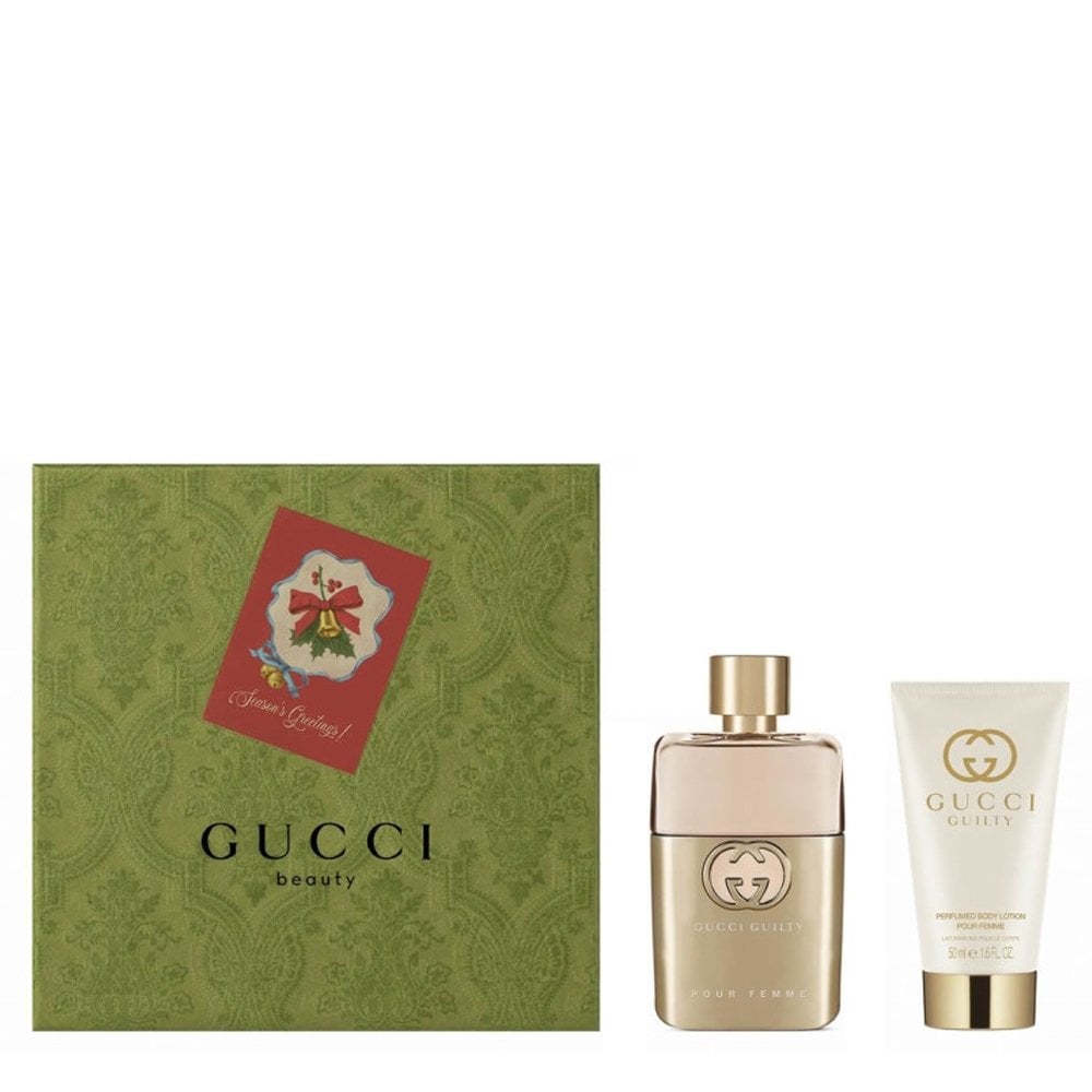 Gucci Gucci Guilty Pour Femme Gift Set 50ml EDP Spray + 50ml Body Lotion - Christmas Edition - Health & Beauty > Personal Care > Cosmetics > Perfumes & Colognes EDP