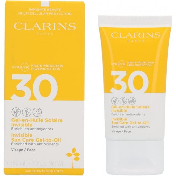 Clarins Clarins Invisible Sun Care Gel To Oil SPF30 Face 50ml - Health & Beauty > Personal Care > Cosmetics > Skin Care > Sunscreen SPF