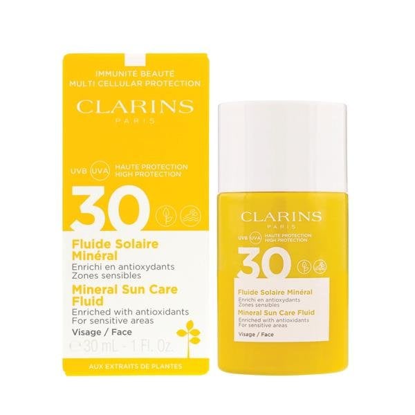 Clarins Clarins Mineral Sun Care Fluid SPF30 Face 30ml - Health & Beauty > Personal Care > Cosmetics > Skin Care > Sunscreen SPF