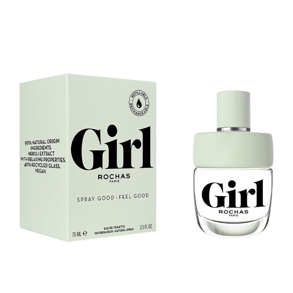 Rochas Rochas Girl Refillable 75ml EDT Spray - Health & Beauty > Personal Care > Cosmetics > Perfumes & Colognes > Eaux De Toilette EDT