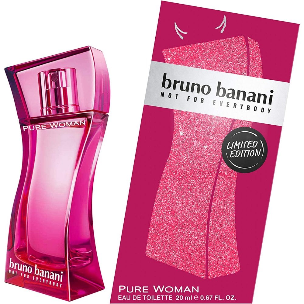 Bruno Banani Bruno Banani Pure Woman Limited Edition 20ml EDT Spray - Health & Beauty > Personal Care > Cosmetics > Perfumes & Colognes > Eaux De Toilette EDT