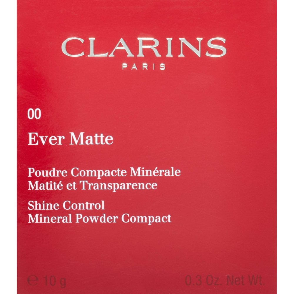 Clarins Ever Matte Mineral Powder Compact - 00 Transparent
