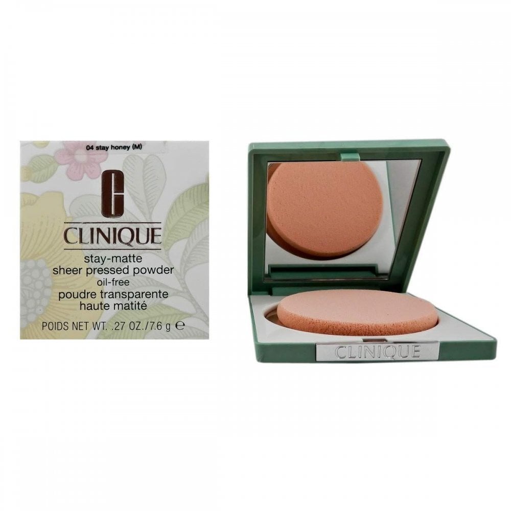 Clinique Stay Matte Sheer Pressed Powder - 04 Stay Honey