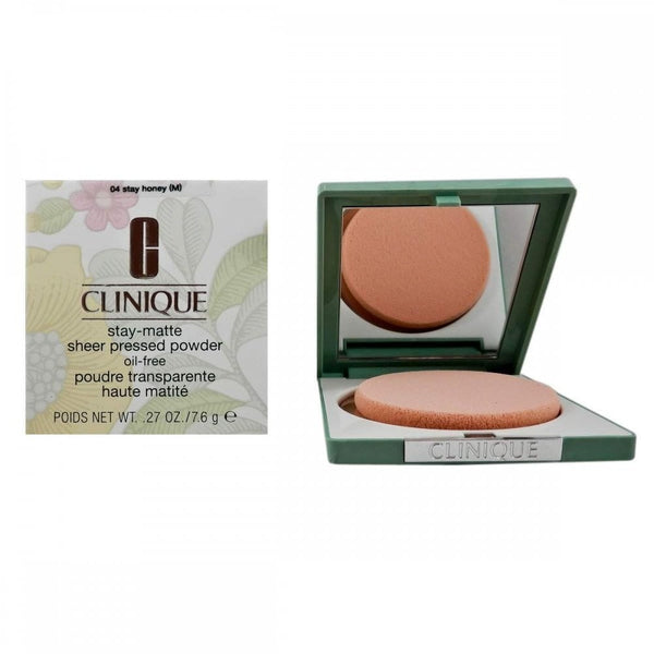 Clinique Stay Matte Sheer Pressed Powder - 04 Stay Honey