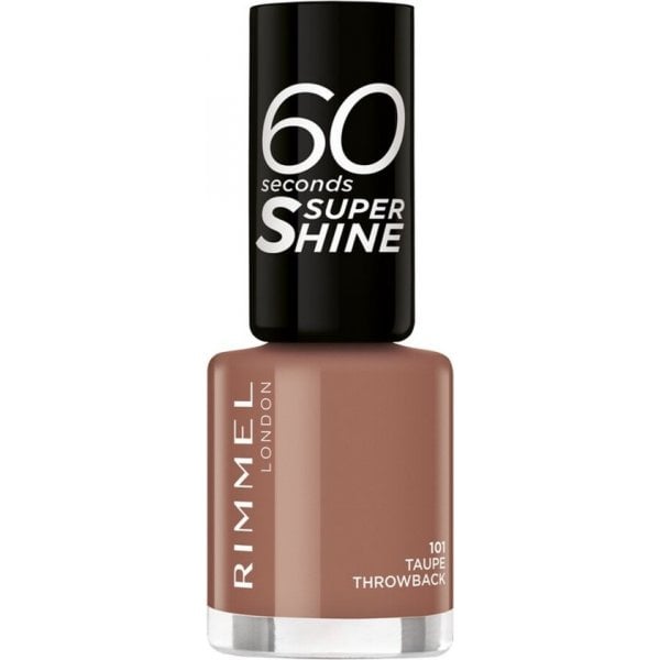 Rimmel London 60 Seconds Super Shine 8ml - 101 Taupe