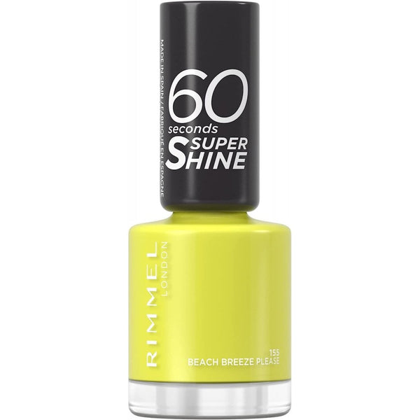 Rimmel London 60 Seconds Super Shine 8ml - 155 Beach Breeze Please