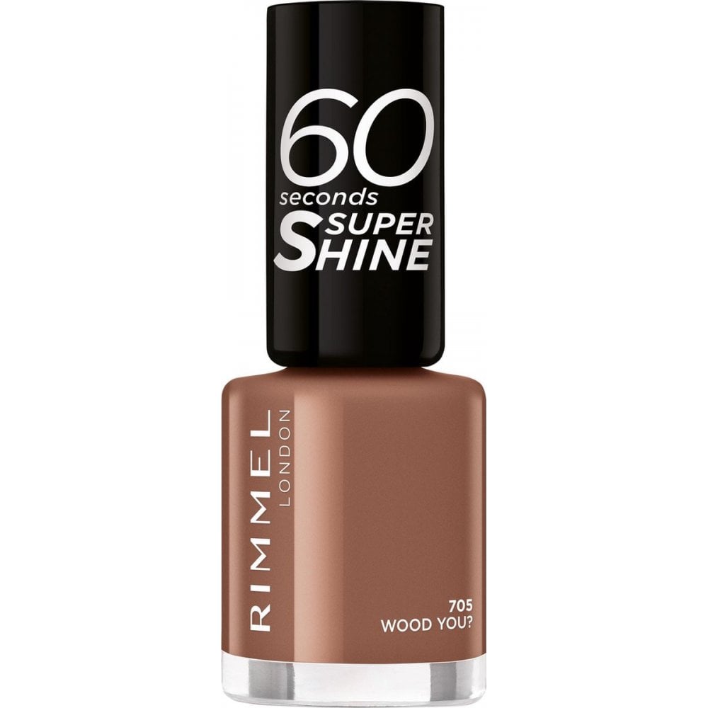 Rimmel London 60 Seconds Super Shine 8ml - 705 Wood You?