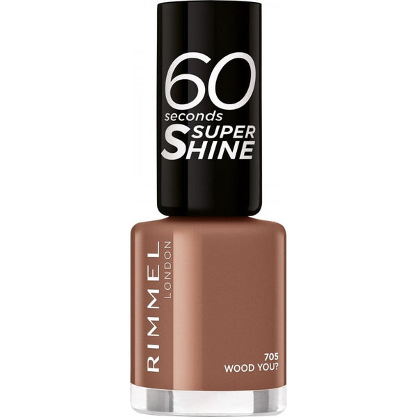 Rimmel London 60 Seconds Super Shine 8ml - 705 Wood You?