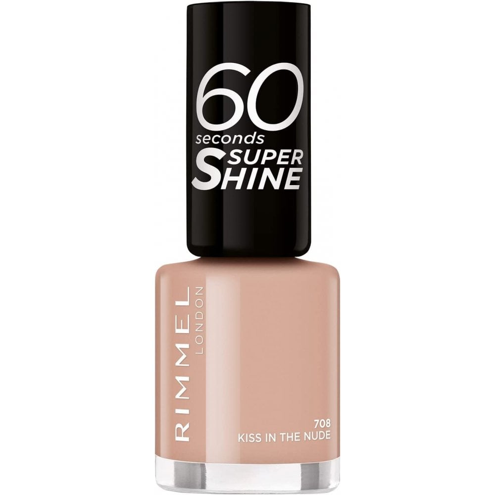 Rimmel London 60 Seconds Super Shine 8ml - 708 Kiss In The Nude