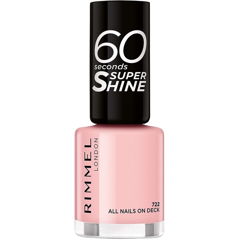 Rimmel London 60 Seconds Super Shine 8ml - 722 All Nails On Deck