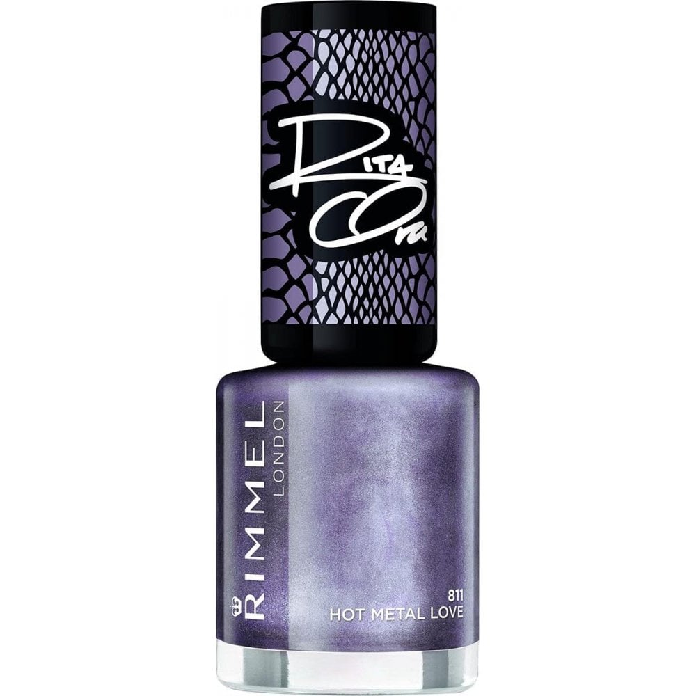 Rimmel London 60 Seconds Super Shine 8ml - 811 Hot Metal Love