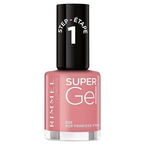Rimmel Super Gel Step 1 & Step 2 12ml - 035 Pop Princess Pink