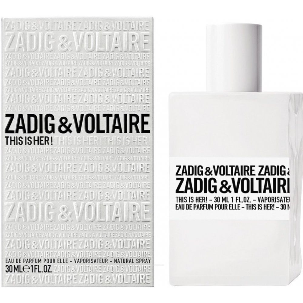 Zadig & Voltaire Zadig & Voltaire This Is Her! 30ml EDP Spray - Health & Beauty > Personal Care > Cosmetics > Perfumes & Colognes > Eaux de Parfum EDP