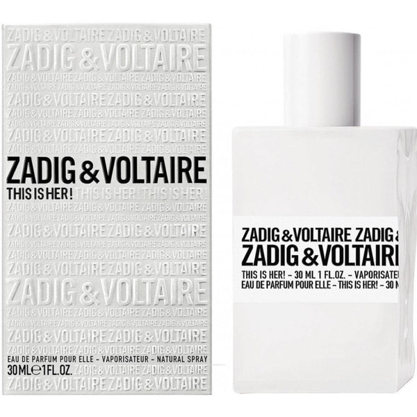 Zadig & Voltaire Zadig & Voltaire This Is Her! 30ml EDP Spray - Health & Beauty > Personal Care > Cosmetics > Perfumes & Colognes > Eaux de Parfum EDP