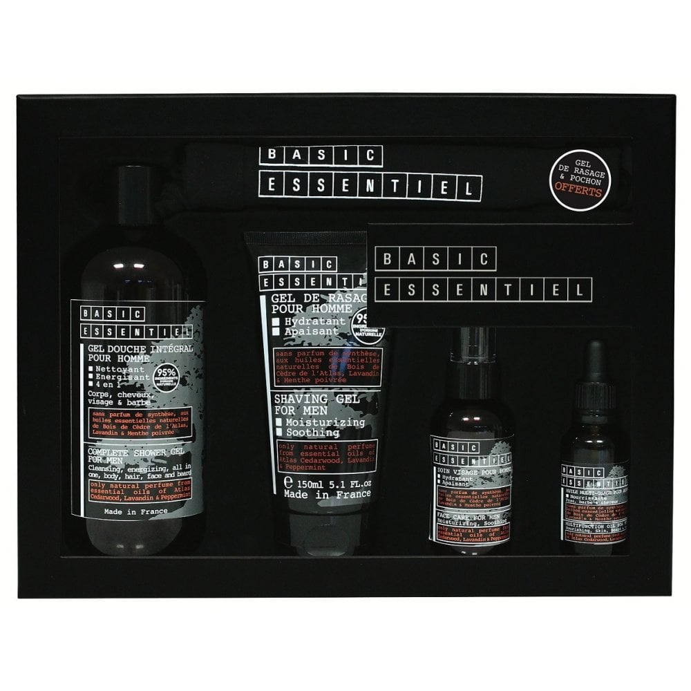 Jeanne Arthes Jeanne Arthes Bare Essentiel Gift Set 500ml Shower Gel + 150ml Shaving Gel + 30ml Multifunction Oil + 75ml Moisturizer - Health & Beauty > Personal Care > Cosmetics > Cosmetic Sets