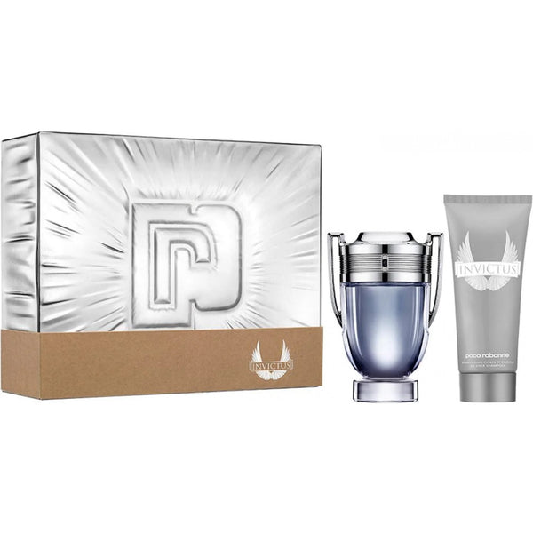 Paco Rabanne Paco Rabanne Invictus Gift Set 100ml EDT Spray + All Over Shampoo 100ml - Health & Beauty > Personal Care > Cosmetics > Perfumes & Colognes > Eaux De Toilette Serum