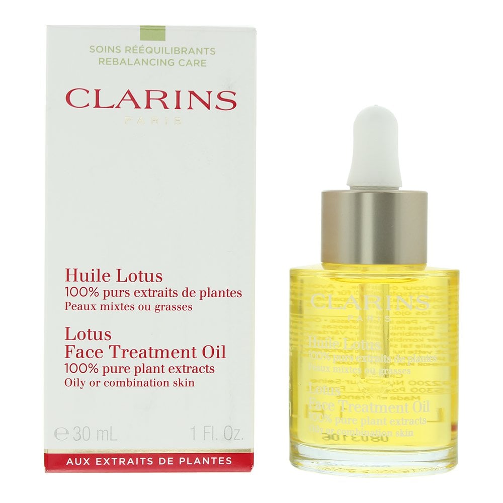 Clarins Clarins Lotus Face Treatment Oil (Combination / Oily) 30ml - Health & Beauty > Personal Care > Cosmetics > Skin Care > Face Serums