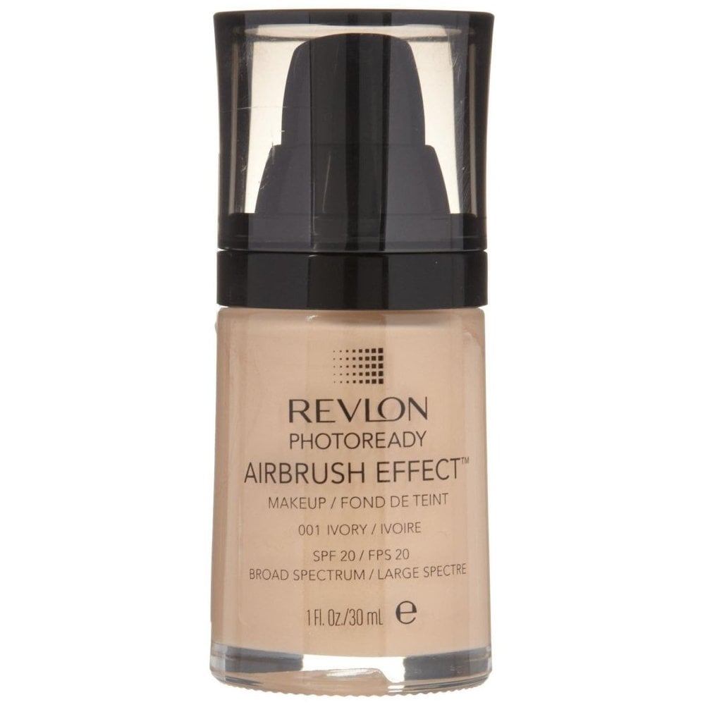 Revlon Revlon Photoready Airbrush Effect Foundation - 001 Ivory - Health & Beauty > Personal Care > Cosmetics > Makeup > Face Makeup > Foundations & Concealers