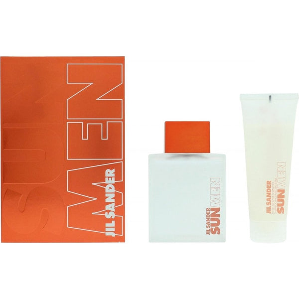 Jil Sander Jil Sander Sun For Men 75ml EDT Spray + 75ml Fresh All Over Shampoo - Health & Beauty > Personal Care > Cosmetics > Bath & Body Gift Sets