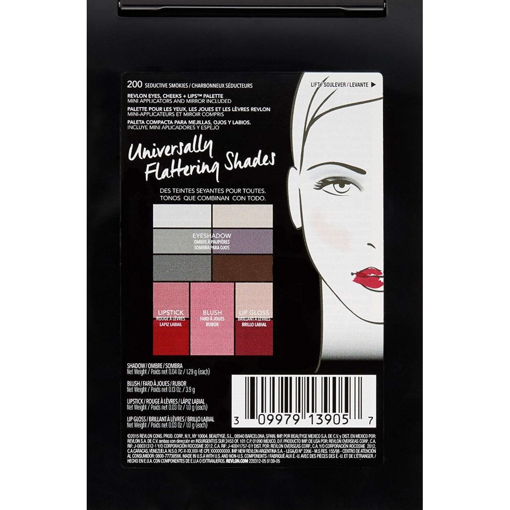 Revlon Eyes, Cheeks + Lips Palette - 200 Seductive Smokies