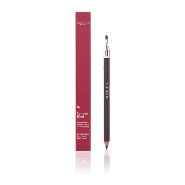 Clarins Long-lasting Eye Pencil With Brush - 02 Intense Brown