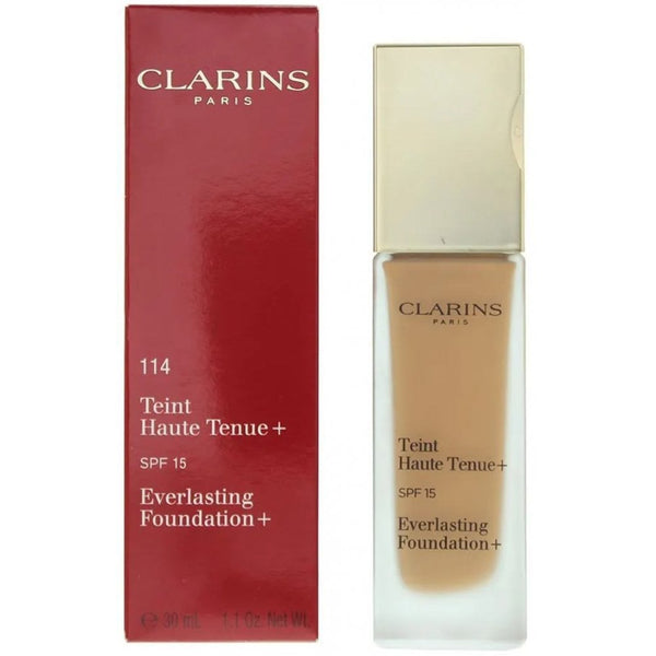 Clarins Clarins Teint Haute Tenue SPF15 114 Cappuccino - Health & Beauty > Personal Care > Cosmetics > Makeup > Face Makeup > Foundations & Concealers SPF