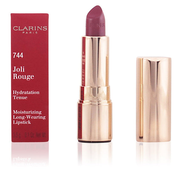 Clarins Joli Rouge Hydration And Wear 744 Soft Plum