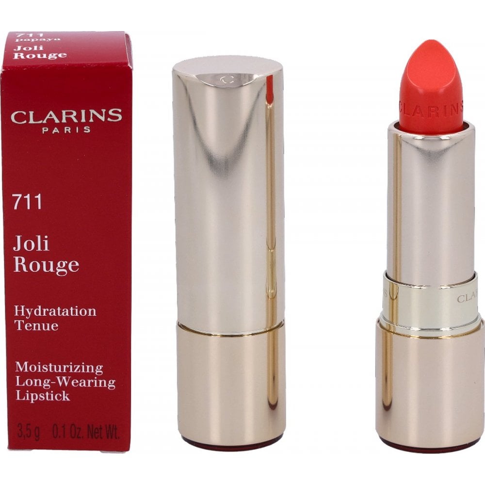 Clarins Clarins Joli Rouge Hydration And Wear 711 Papaya - Health & Beauty > Personal Care > Cosmetics 0