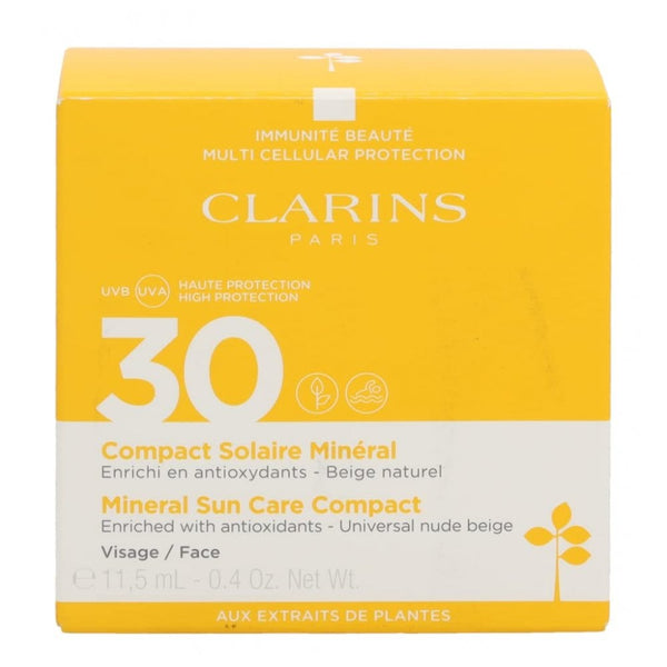 Clarins Clarins Mineral Sun Care Compact SPF30 Universal Nude Beige Face 11.5ml - Health & Beauty > Personal Care > Cosmetics > Skin Care > Sunscreen SPF