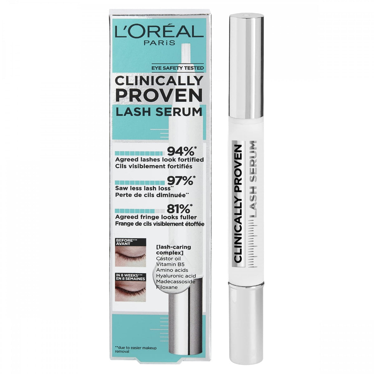 L'Oreal Loreal Paris Clinically Proven Lash Serum - 00 Transparent - SERUM