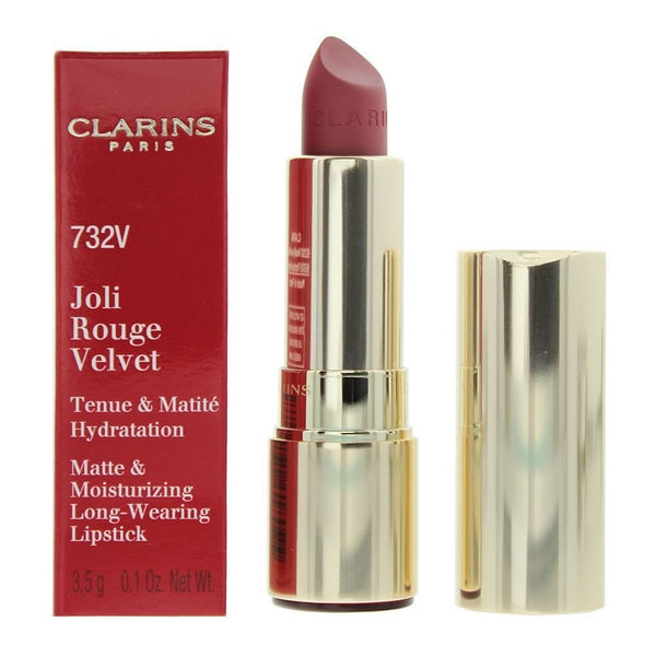 Clarins Clarins Joli Rouge Velvet 732V Grenadine - Health & Beauty > Personal Care > Cosmetics > Makeup > Lip Makeup > Lipsticks 0