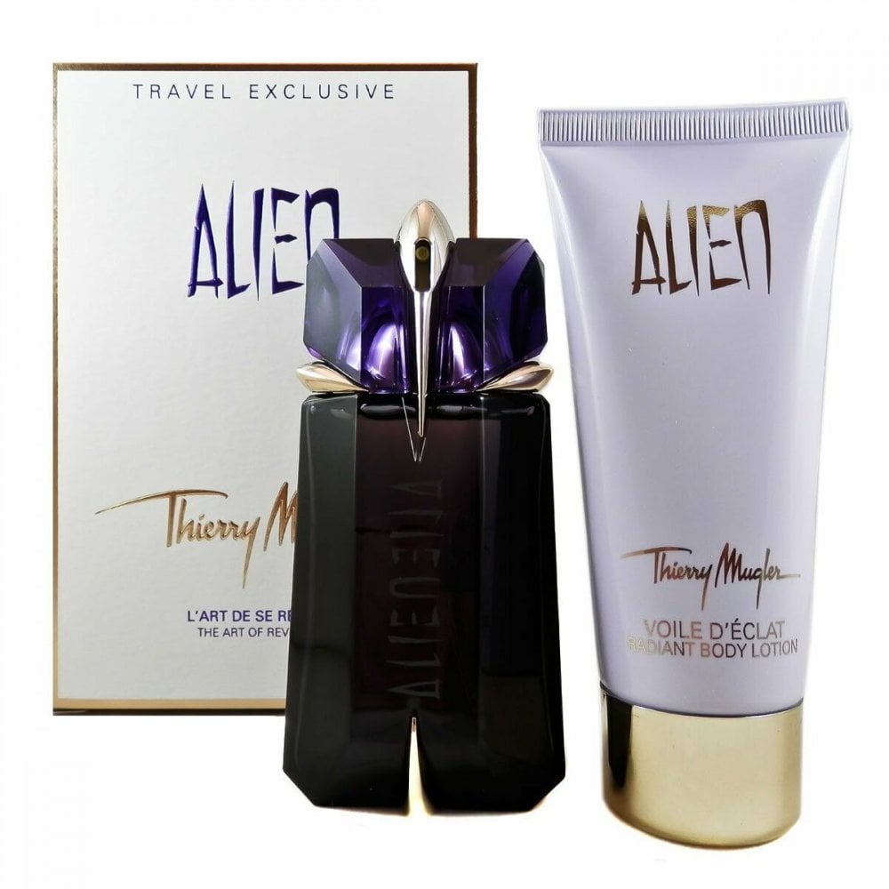 Thierry Mugler Thierry Mugler Alien Gift Set 60ml Refillable EDP Spray + 100ml Body Lotion -