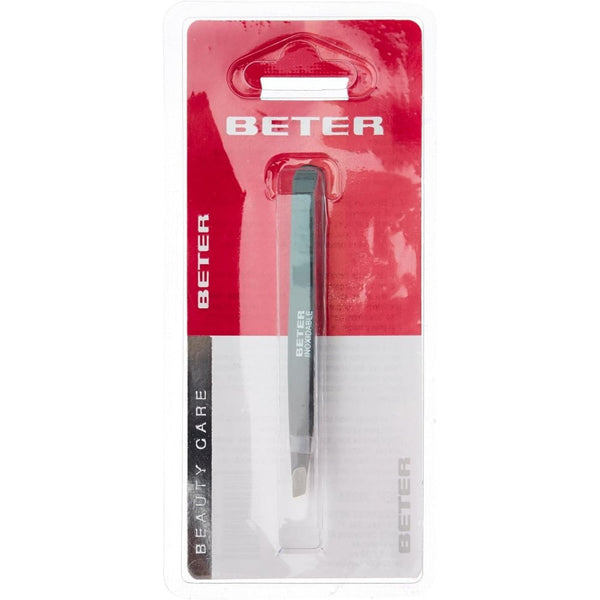 Beter Beter Enamelled Stainless Steel Slanted Tip Tweezers - Health & Beauty > Personal Care > Cosmetics Tweezers
