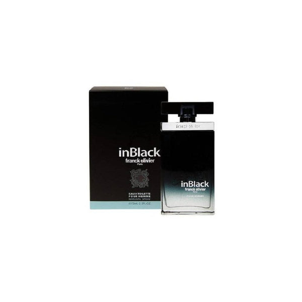 Franck Olivier Franck Olivier In Black For Men 75ml EDT Spray - Health & Beauty > Personal Care > Cosmetics > Perfumes & Colognes > Eaux De Toilette EDT