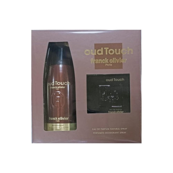 Franck Olivier Franck Olivier Oud Touch 100ml EDP + 250ml Deodorant Coffret Set (New) - Health & Beauty > Personal Care > Cosmetics > Perfumes & Colognes EDP