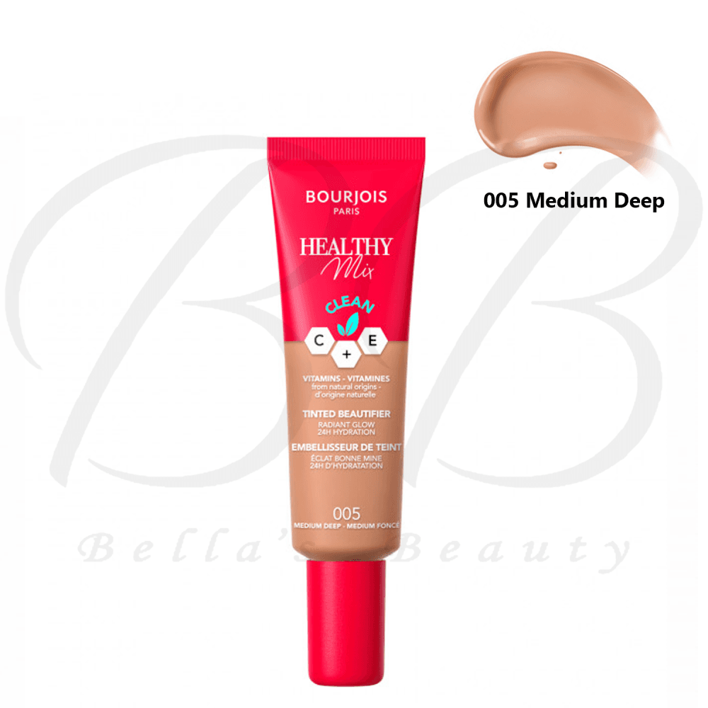 Bourjois Bourjois Foundation Healthy Mix, Clean C+E, Tinted Beautyfier Tube 30ml - 05 Medium Deep - Health & Beauty > Personal Care > Cosmetics > Makeup > Face Makeup > Foundations & Concealers .