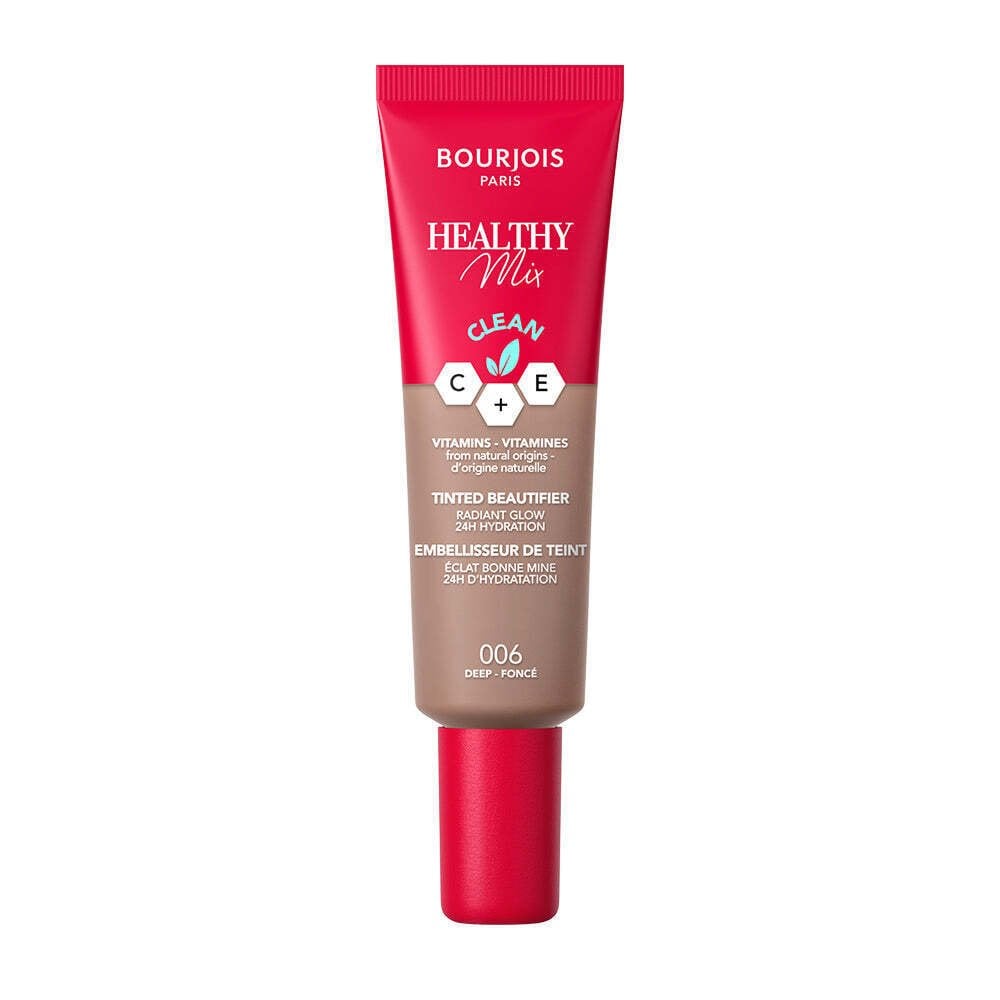 Bourjois Bourjois Foundation Healthy Mix, Clean C+E, Tinted Beautyfier Tube 30ml - 06 Deep - Health & Beauty > Personal Care > Cosmetics > Makeup > Face Makeup > Foundations & Concealers .